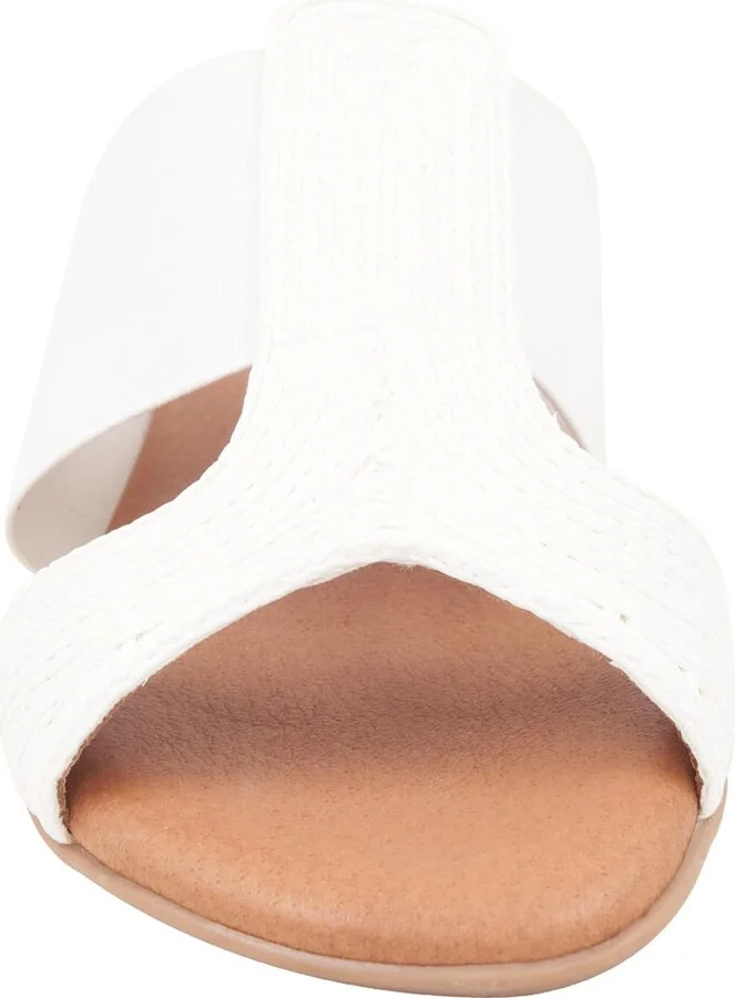 Noor Raffia Slide Sandal - Image 4