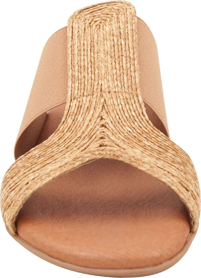 Noor Raffia Slide Sandal - Image 11