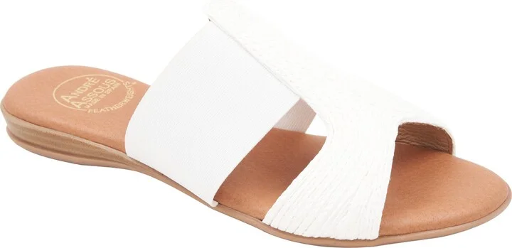 Noor Raffia Slide Sandal