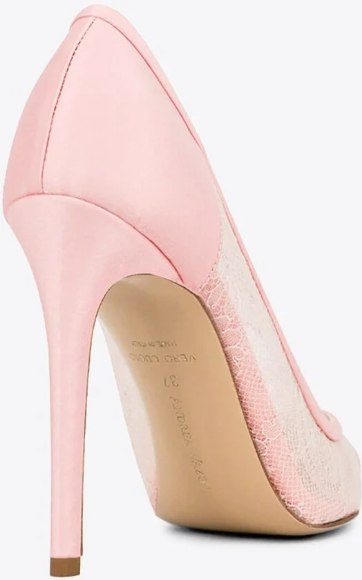 Nora 105 Guipure Lace Pumps - Image 2
