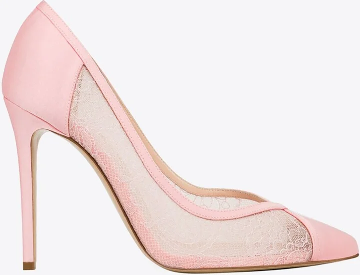 Nora 105 Guipure Lace Pumps