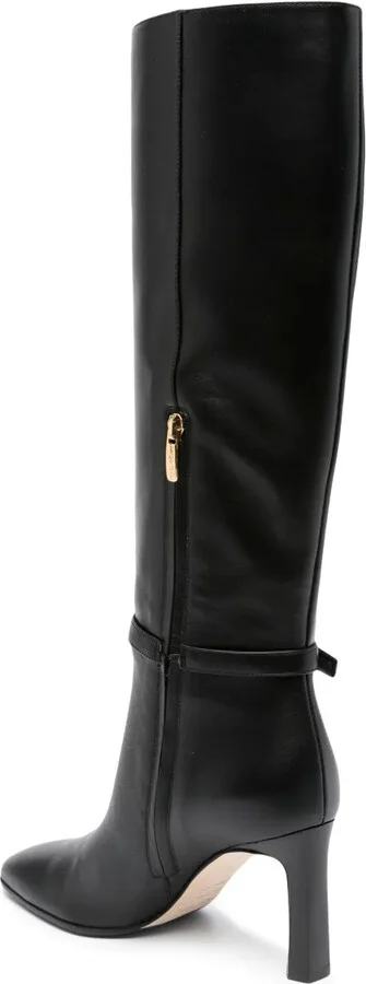 Nora 80mm knee-high leather boots - Image 3