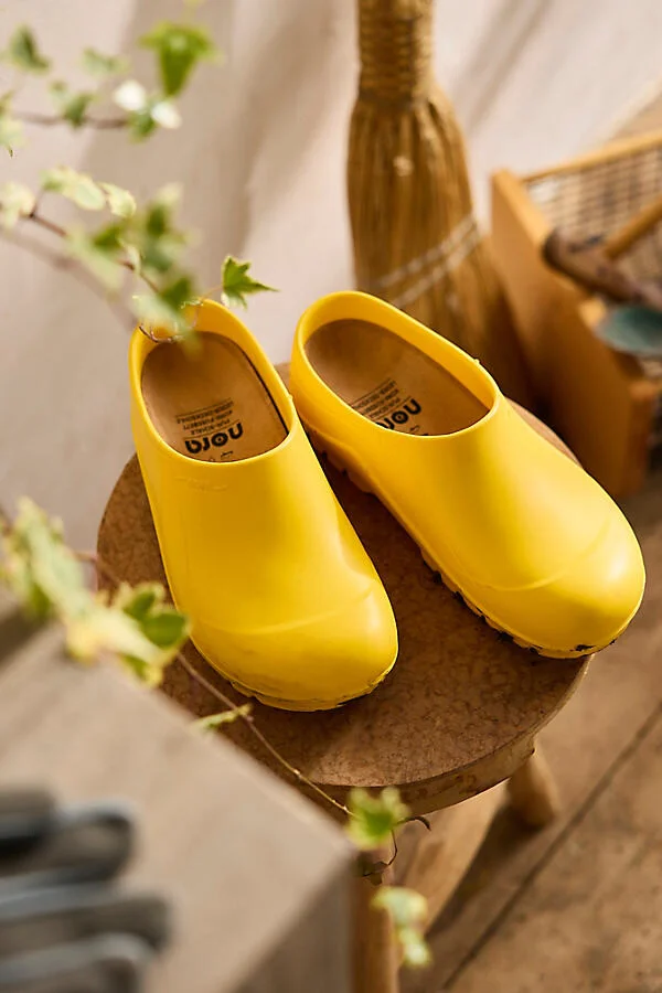NORA Garden Clogs, Yellow - Image 2