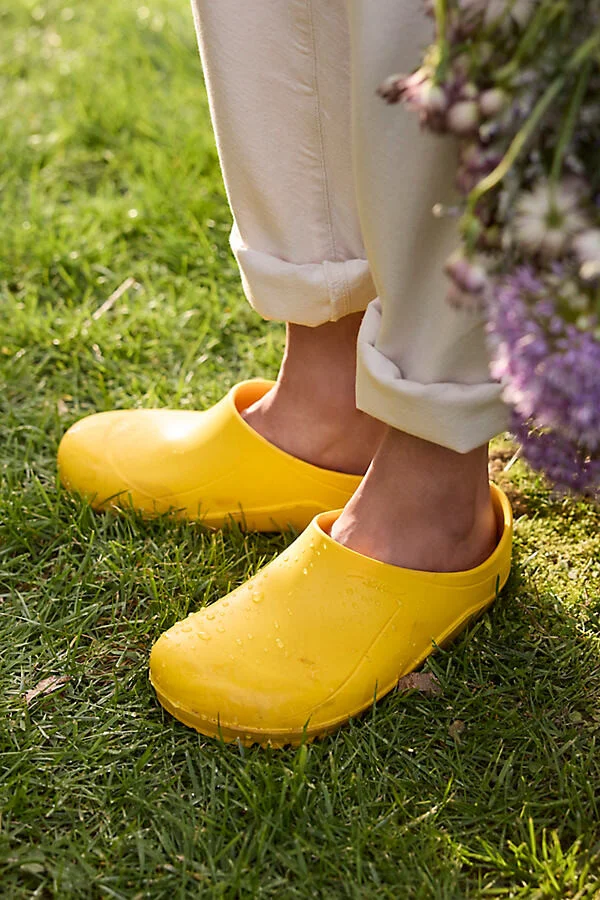 NORA Garden Clogs, Yellow - Image 4