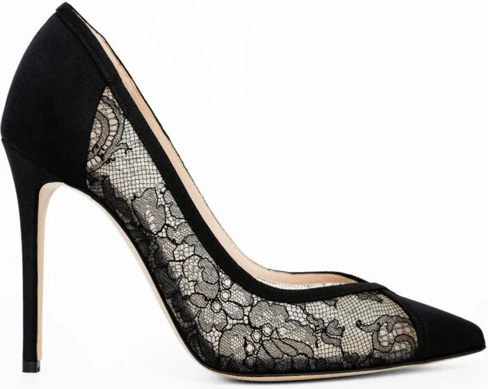 Nora Lace Pump - 105 Mm