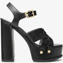 Nora Leather Platform Sandal - Image 3