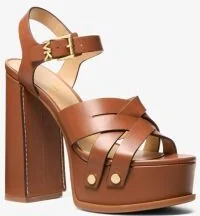 Nora Leather Platform Sandal - Image 5