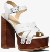 Nora Leather Platform Sandal - Image 2