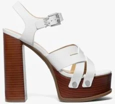 Nora Leather Platform Sandal - Image 3