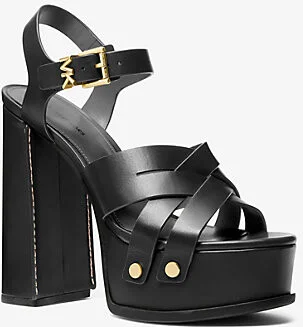 Nora Leather Platform Sandal