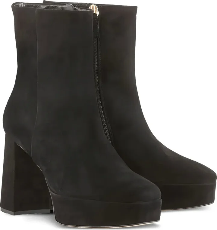 Nora platform block-heel ankle boots - Image 2
