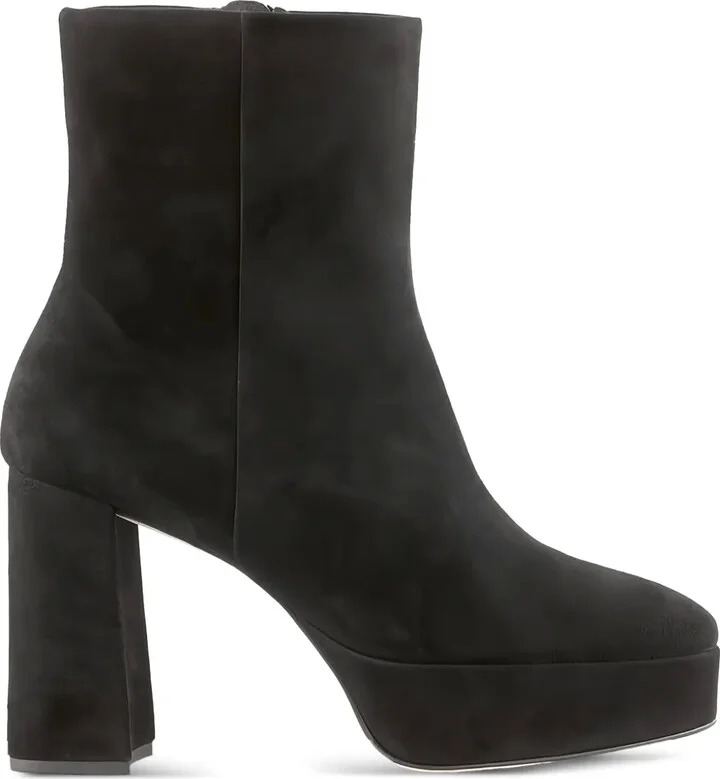 Nora platform block-heel ankle boots