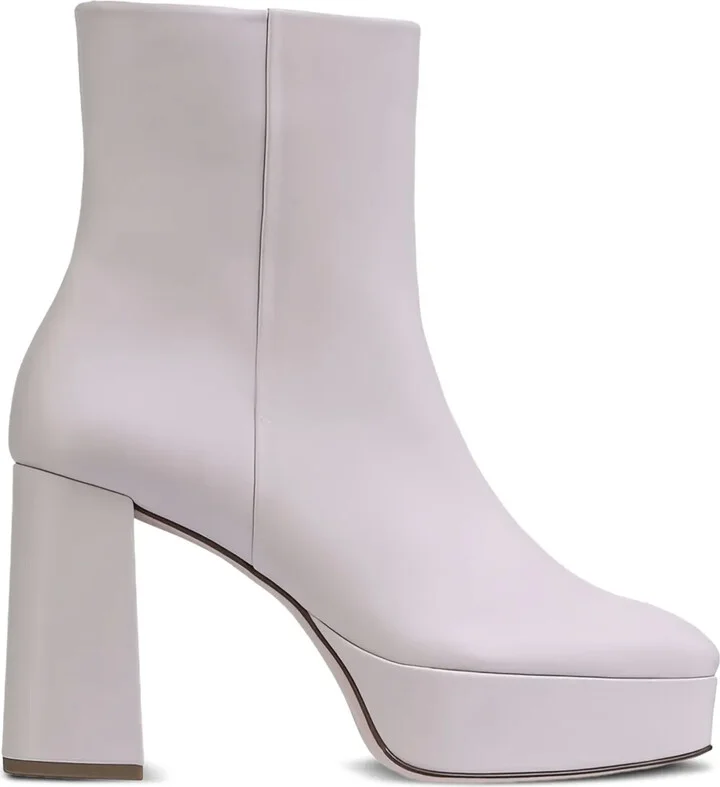 Nora platform block-heel ankle boots
