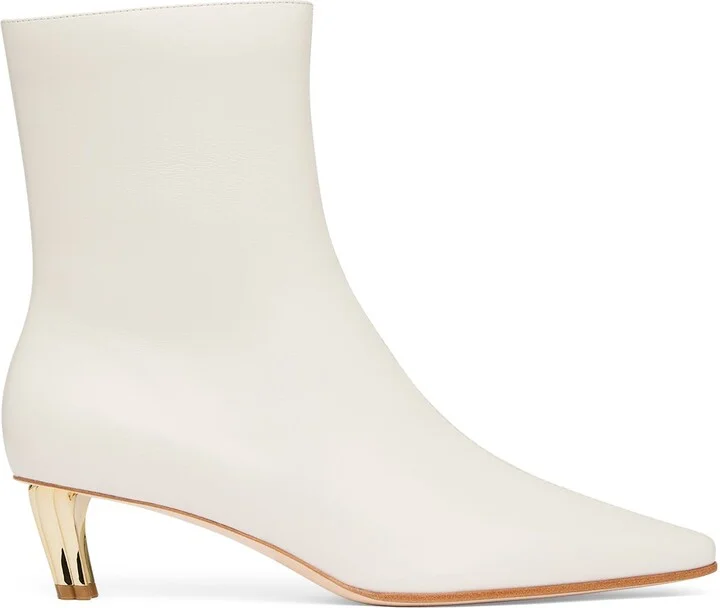 Nora Slim Boot In Colour Ivory Size 35