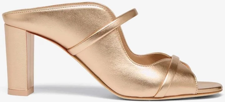 Norah 70 Metallic Leather Sandals