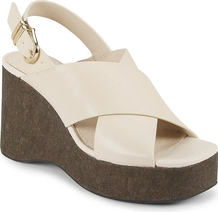 Norah 89MM Leather Wedge Sandals - Image 2