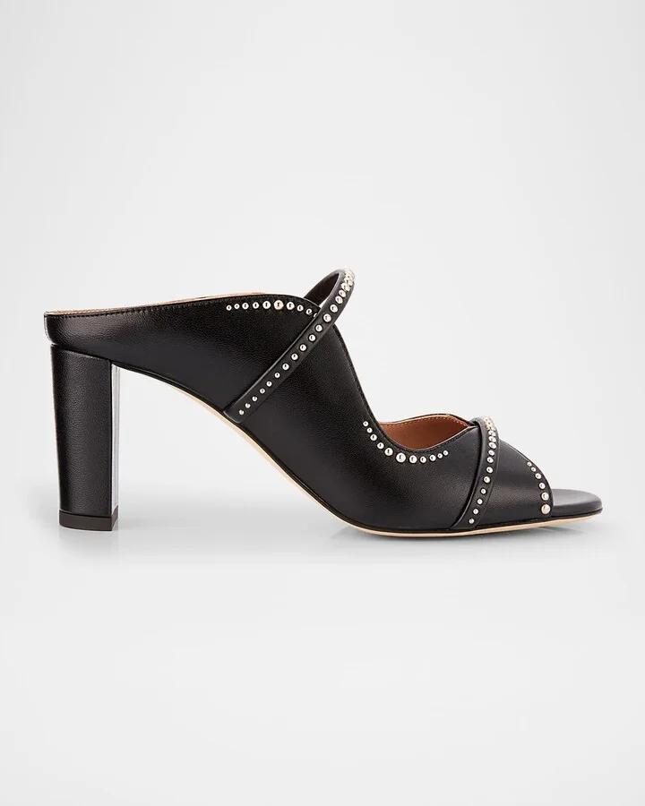 Norah Nappa Leather Dual-Strap Mule Sandals