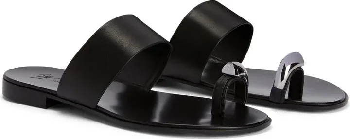 Norbert leather slides - Image 2