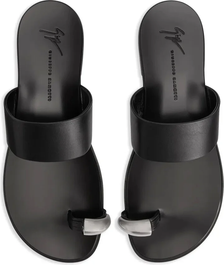 Norbert leather slides - Image 4