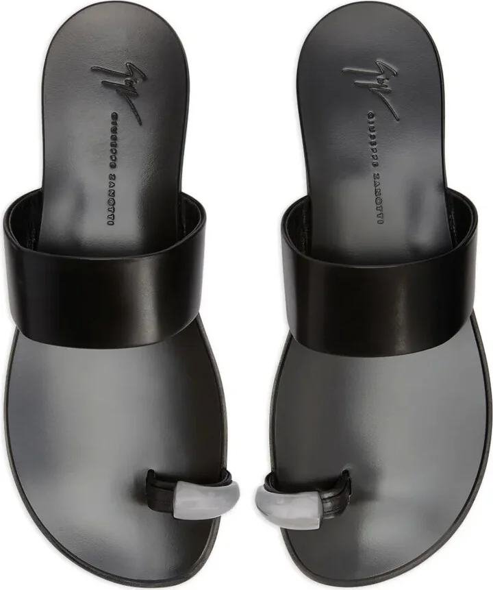 Norbert leather slides - Image 4