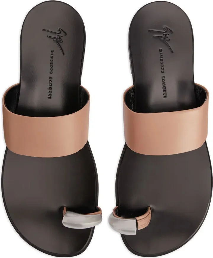 Norbert leather slides - Image 4