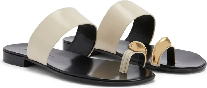 Norbert strap-detail leather sandals - Image 2