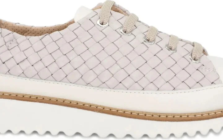 Norelle woven leather sneakers - Image 2