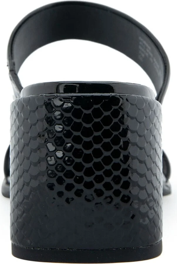 Norine Snake Embossed Sandal - Image 3
