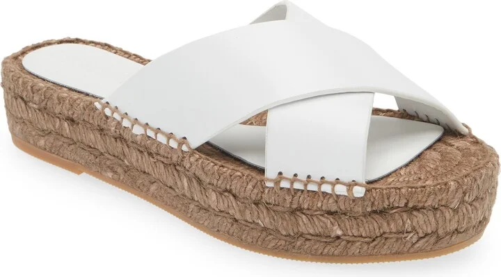 Norma Espadrille Platform Slide Sandal