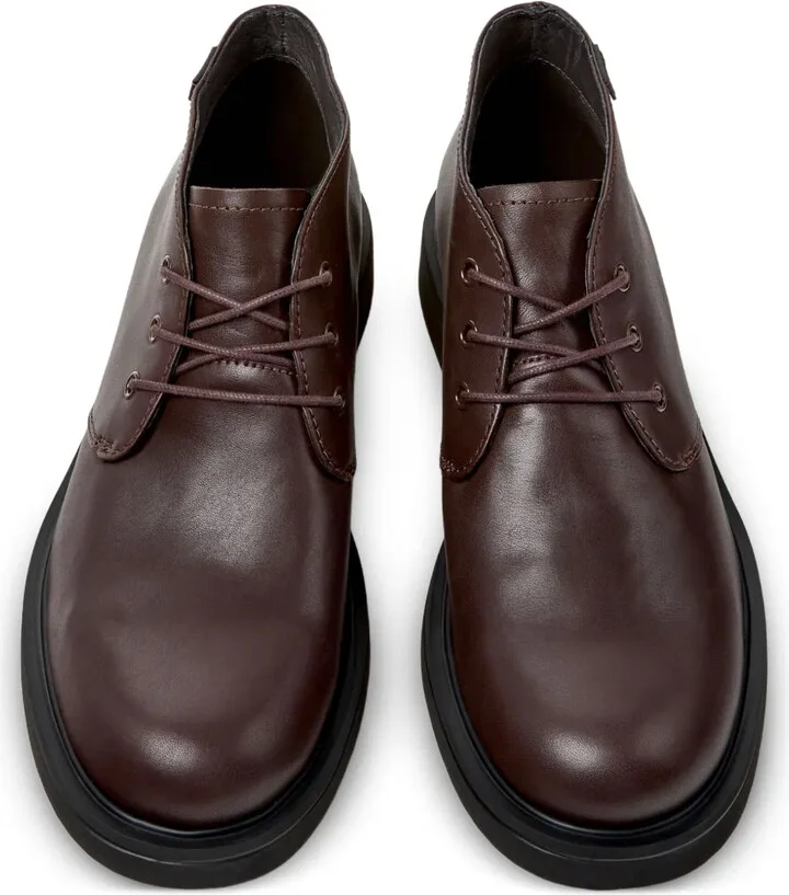 Norman lace-up leather desert boots - Image 4