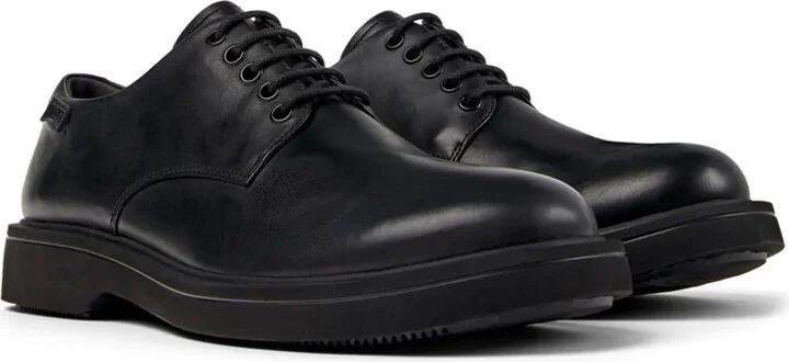 Norman leather low-top brogues - Image 2