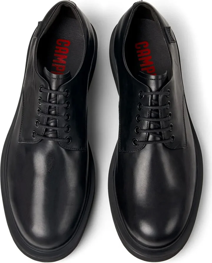 Norman leather low-top brogues - Image 4