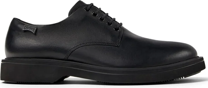 Norman leather low-top brogues
