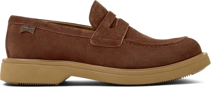 Norman penny suede loafers