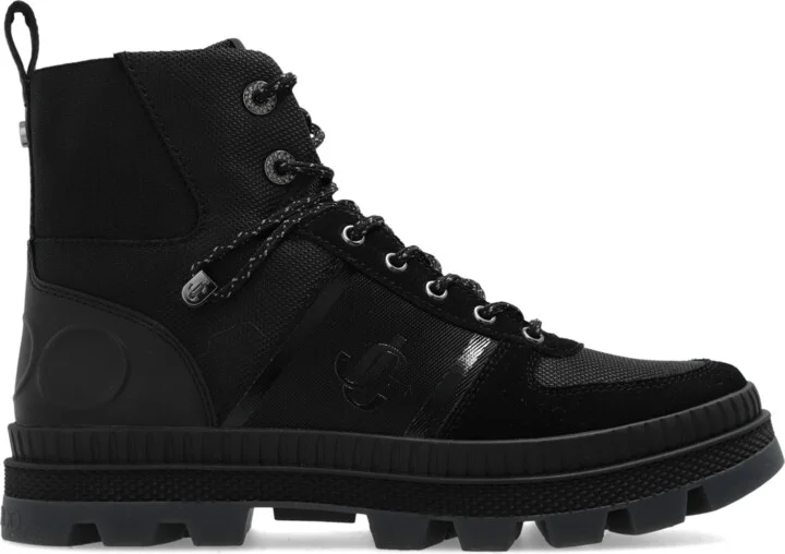 ‘Normandy’ High-top Sneakers, , - Black