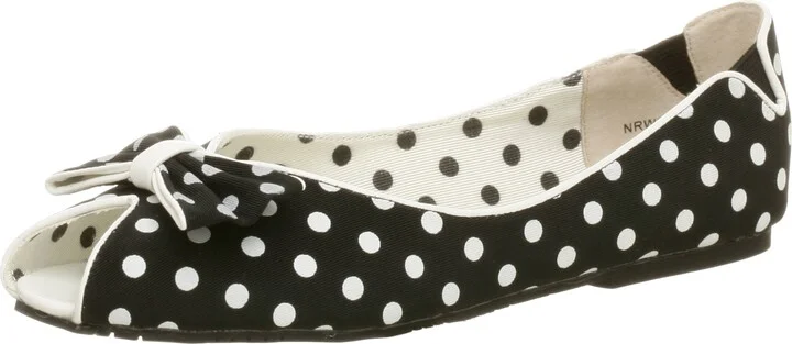 Not Rated Women's Freckles Peep Toe Flat