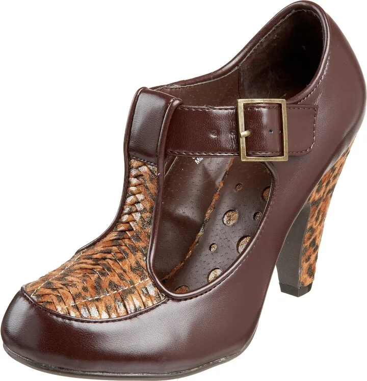 Not Rated Women's May Flower T Strap Pump
