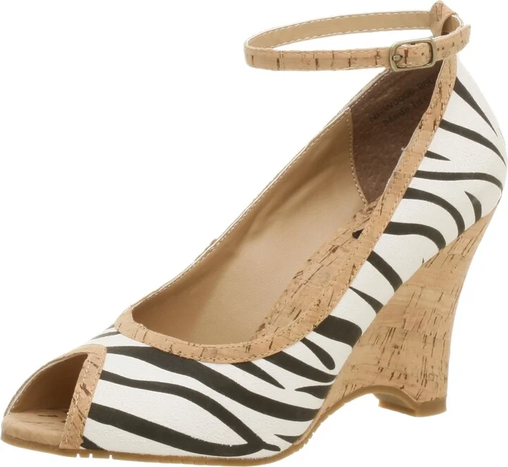 Not Rated Women's Melissa Peep Toe Wedge