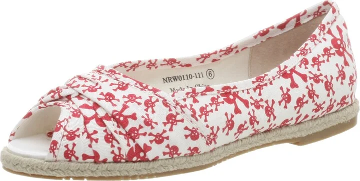 Not Rated Women's Miss Skully Open Toe Flat