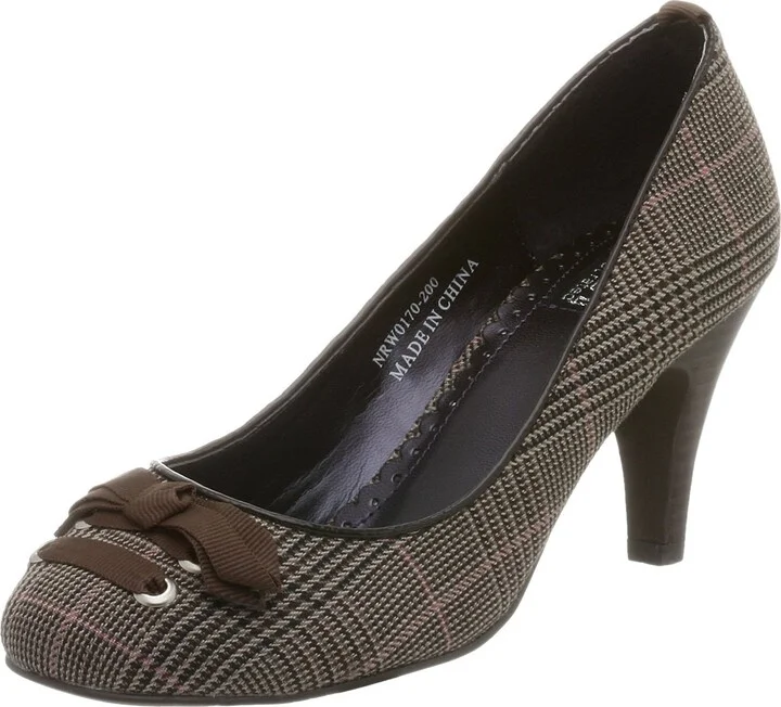 Not Rated Women's Suit Up Plaid Pump