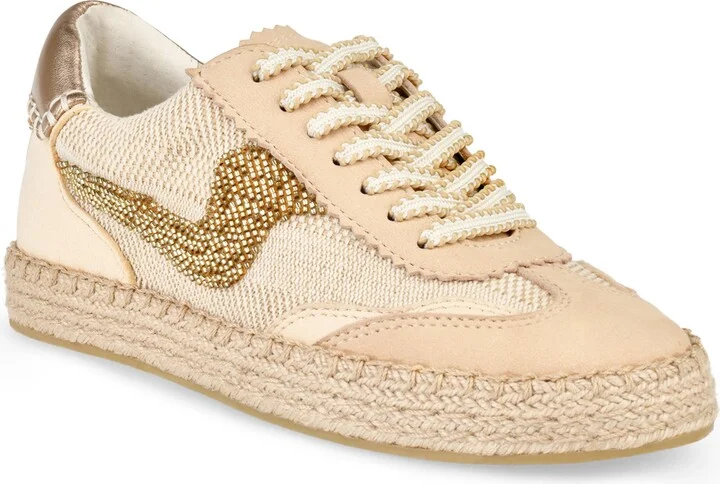 Notice Beaded Mesh Espadrille Sneaker