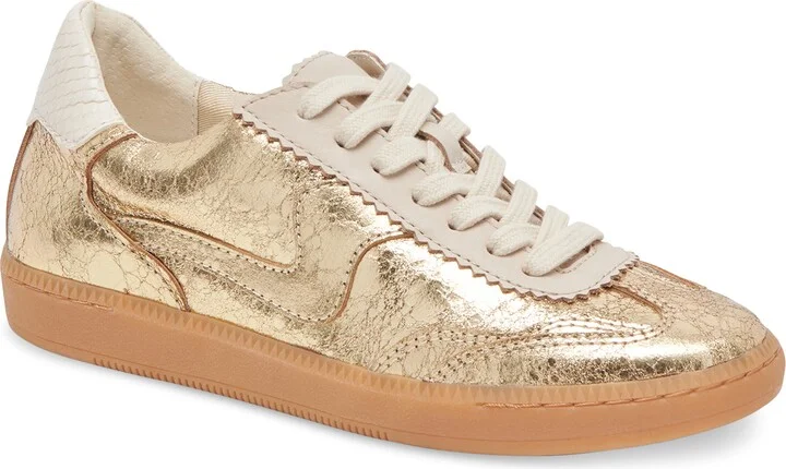 GOLD DISTRESSED LEAT