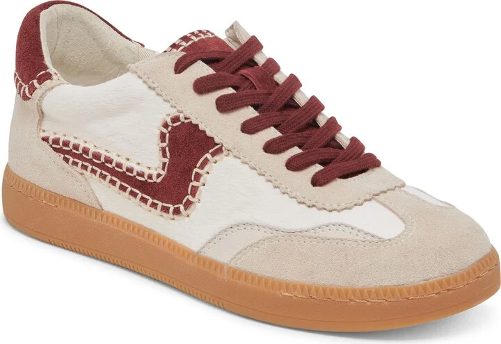 WHITE/ RED CALF HAIR