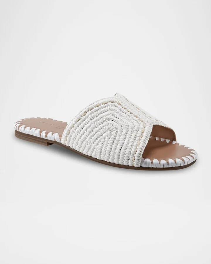 Nottie Multi Woven Flat Slide Sandals - Image 2