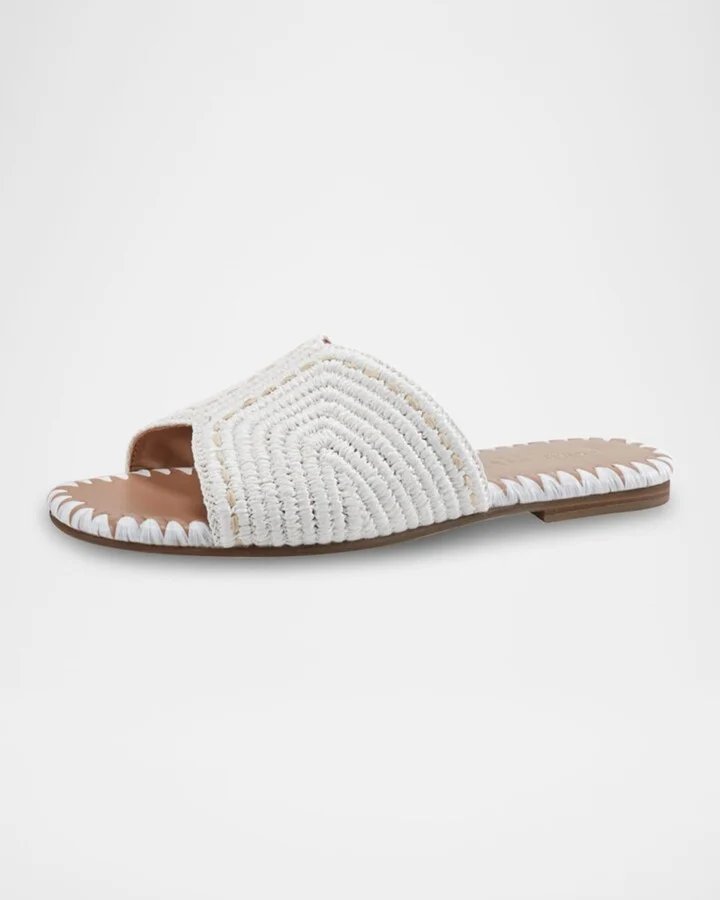 Nottie Multi Woven Flat Slide Sandals - Image 3