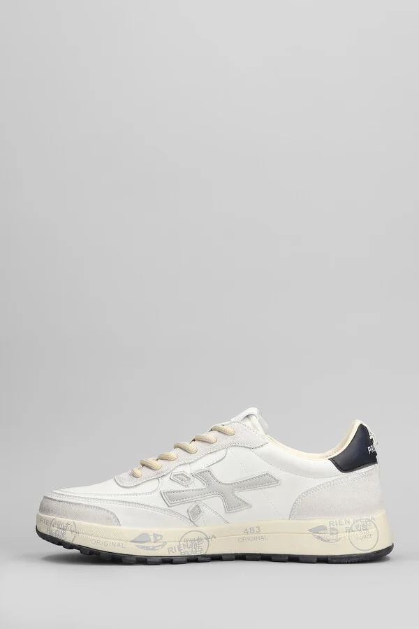 Nous Sneakers In White Leather - Image 3