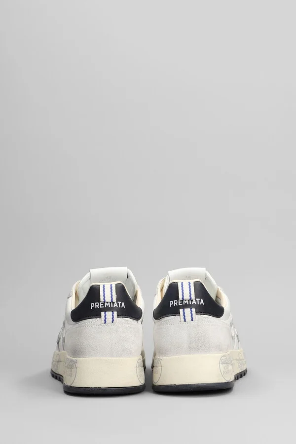 Nous Sneakers In White Leather - Image 4