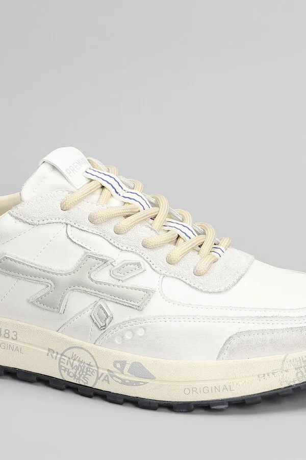 Nous Sneakers In White Leather - Image 5