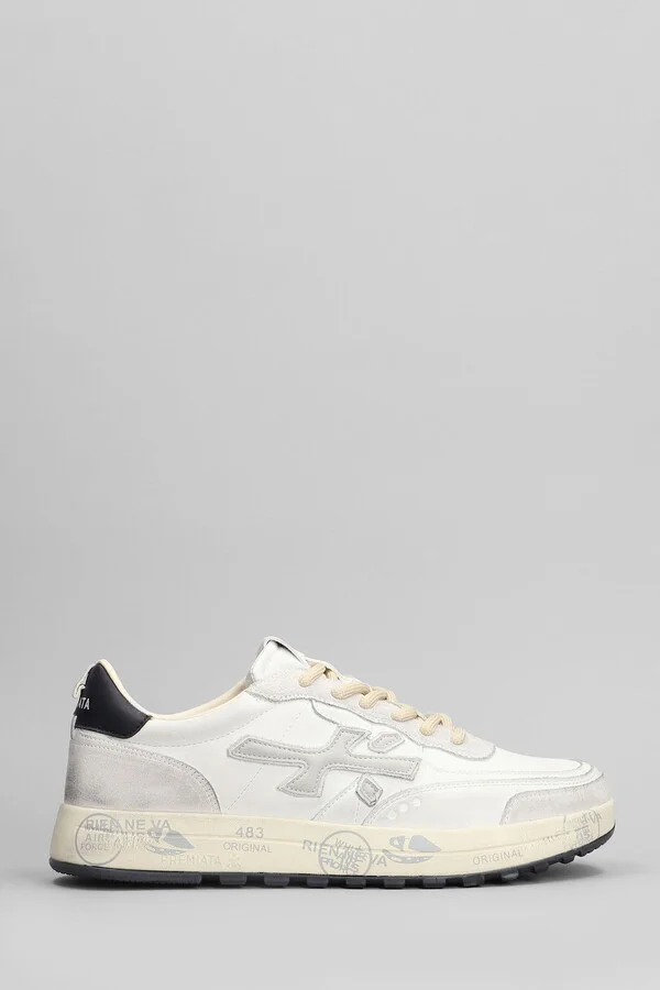 Nous Sneakers In White Leather