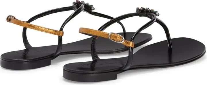Noussa floral-appliqué sandals - Image 3